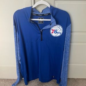 Men XL Sixers Fanatics Jacket! Only worn twice